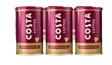 Costa Coffee Smooth Medium Roast Instant Coffee, 3 x 100g