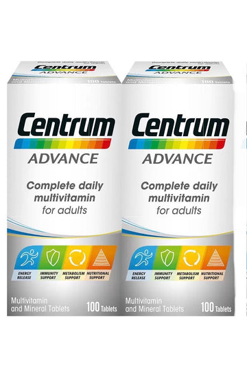 Centrum Advanced Vitamins, 2 x 100 Count