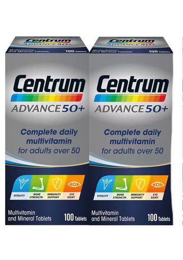Centrum Advance 50+ Vitamins, 2 x 100 Count