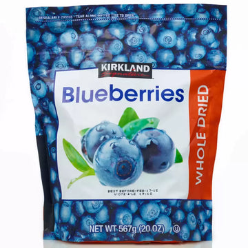 Kirkland Signature Whole Dried Blueberries, 567g