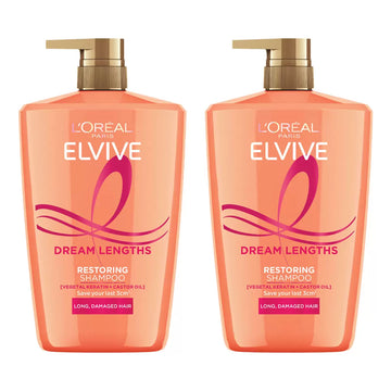 Loreal Elvive Dream Lengths Shampoo, 2 x 1L