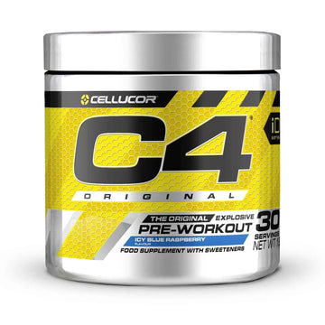Cellucor C4 The Original Explosive Pre-Workout Icy Blue Raspberry, 1 x198g