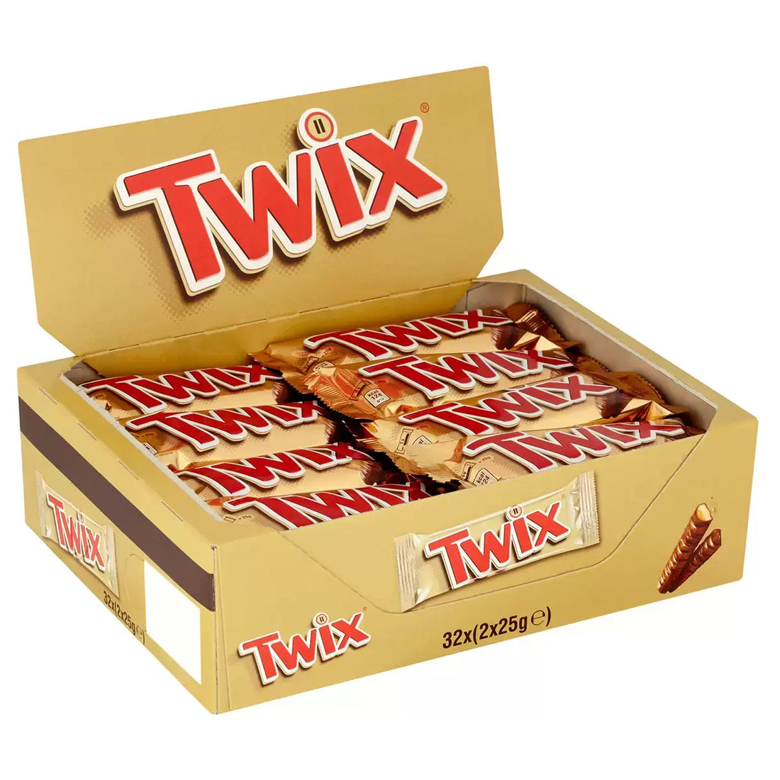 Twix Chocolate Bars, 32 x 50g