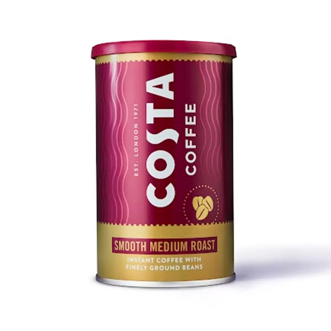 Costa Coffee Smooth Medium Roast Instant Coffee, 3 x 100g