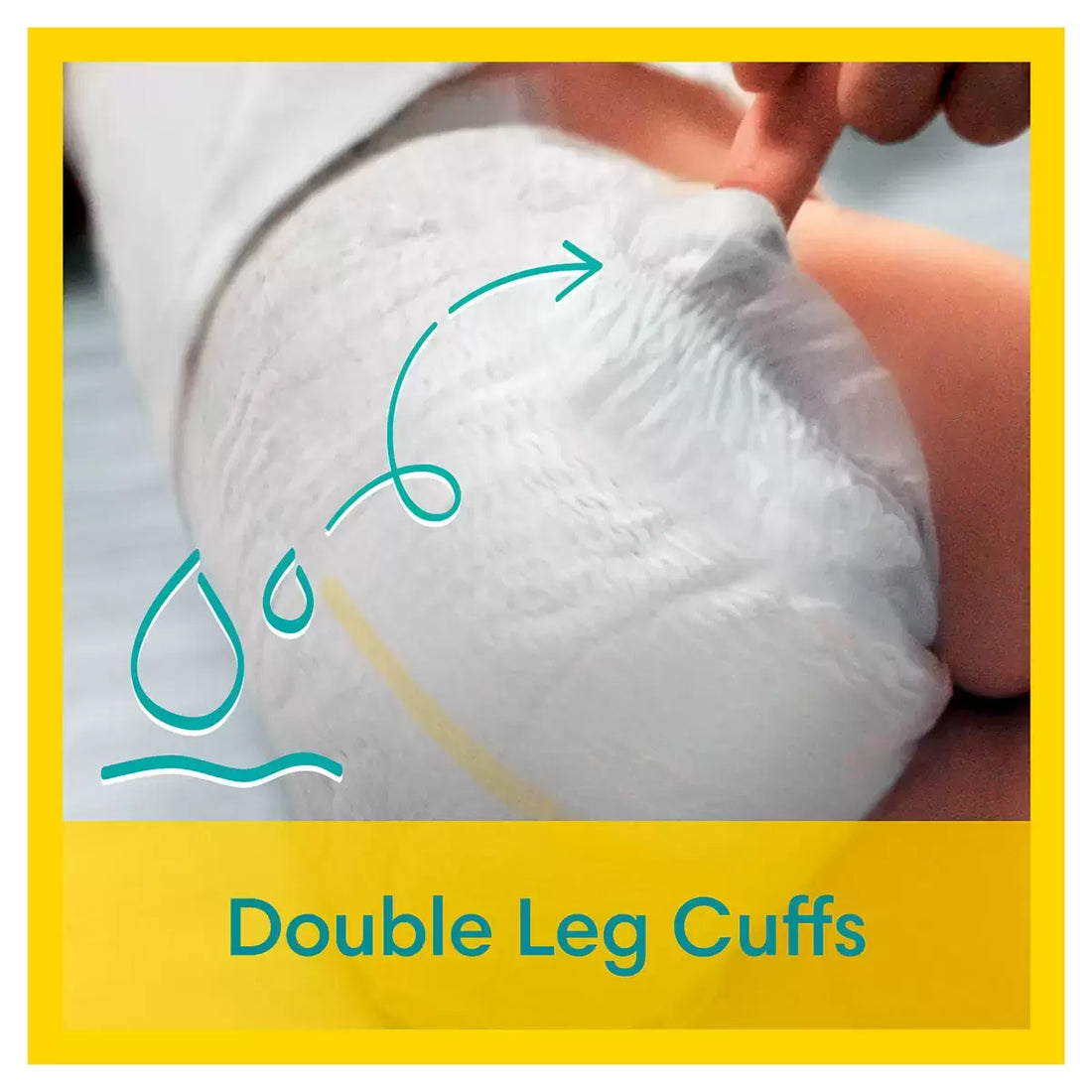 Pampers New Baby Nappies Size 2, Jumbo+ 76 Pack