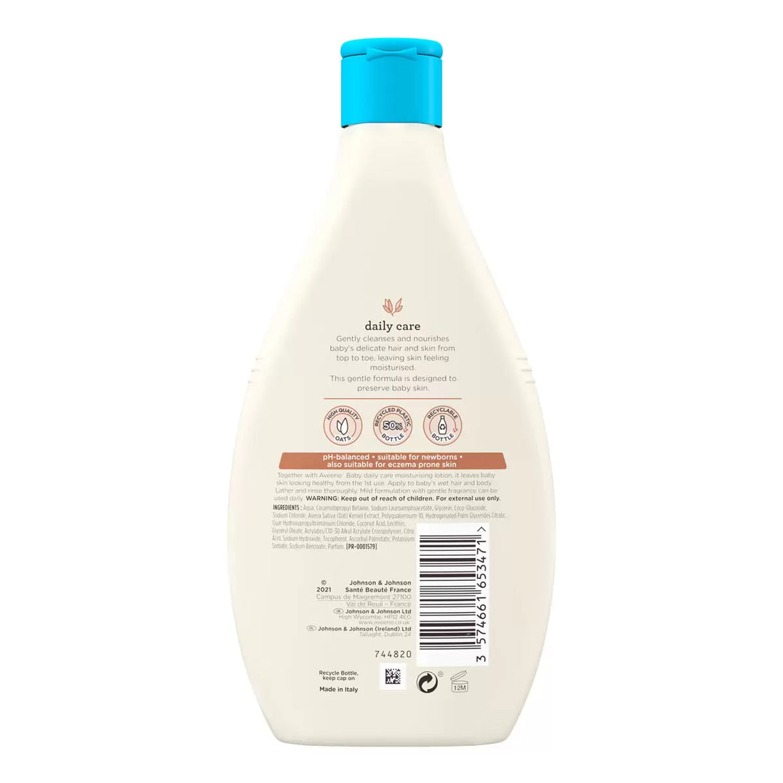 Aveeno Baby Hair & Body Wash, 1 x 400ml