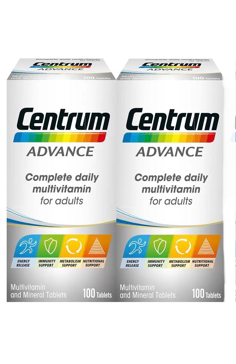 Centrum Advanced Vitamins, 2 x 100 Count