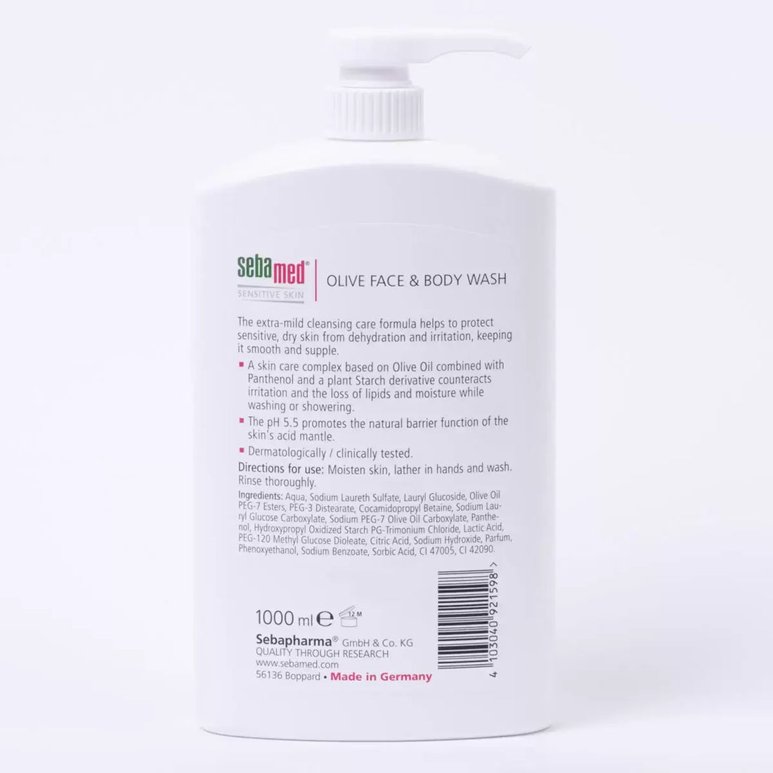 Sebamed Face & Body Wash, 1L